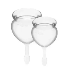 Satisfyer Feel Good Menstrual Cup (Transparent)