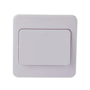 Schneider Electric GGBL1014W Lisse White Moulded 10AX 1G Intermediate Wide Rocker Switch