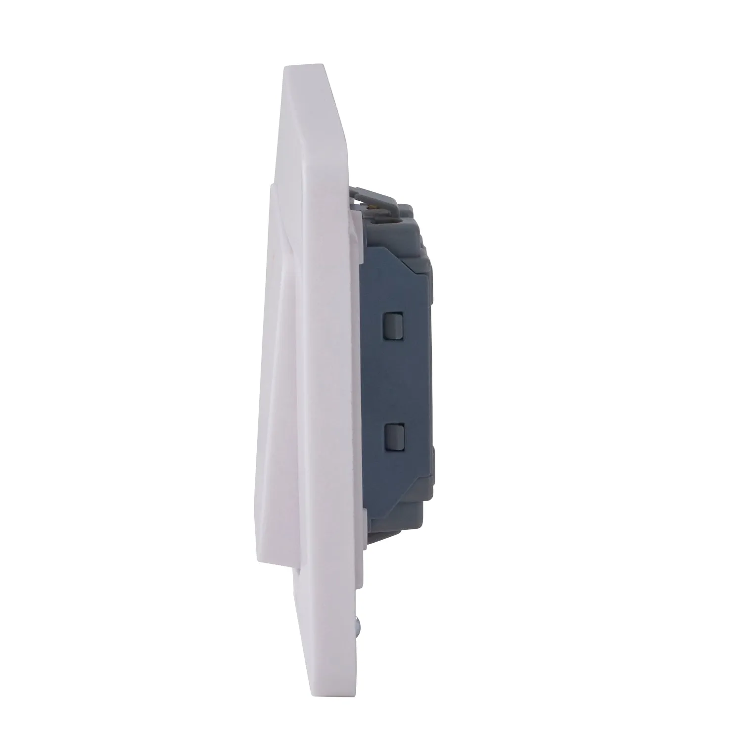 Schneider Electric GGBL1014W Lisse White Moulded 10AX 1G Intermediate Wide Rocker Switch