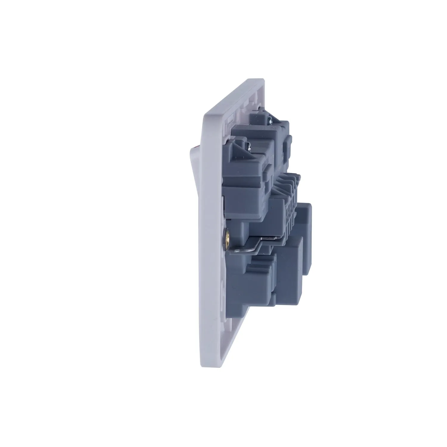 Schneider Electric GGBL30202USBAS Lisse White Moulded 13A 2G SP Switched Socket with 2xUSB 2.1A
