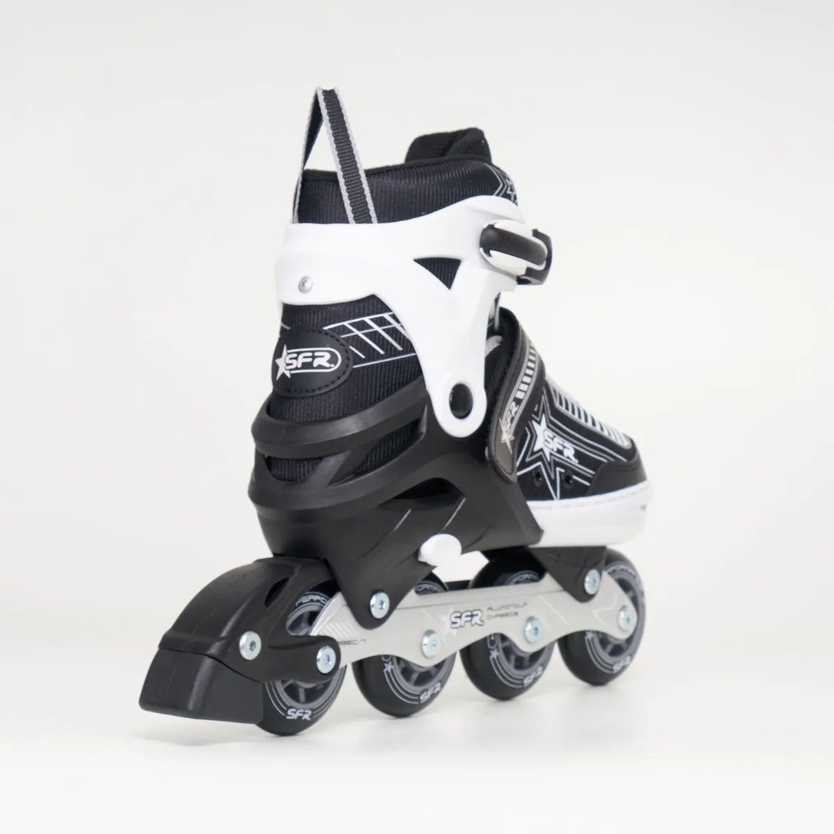 SFR Pulsar Junior Adjustable Inline Skates - Unisex - Silver
