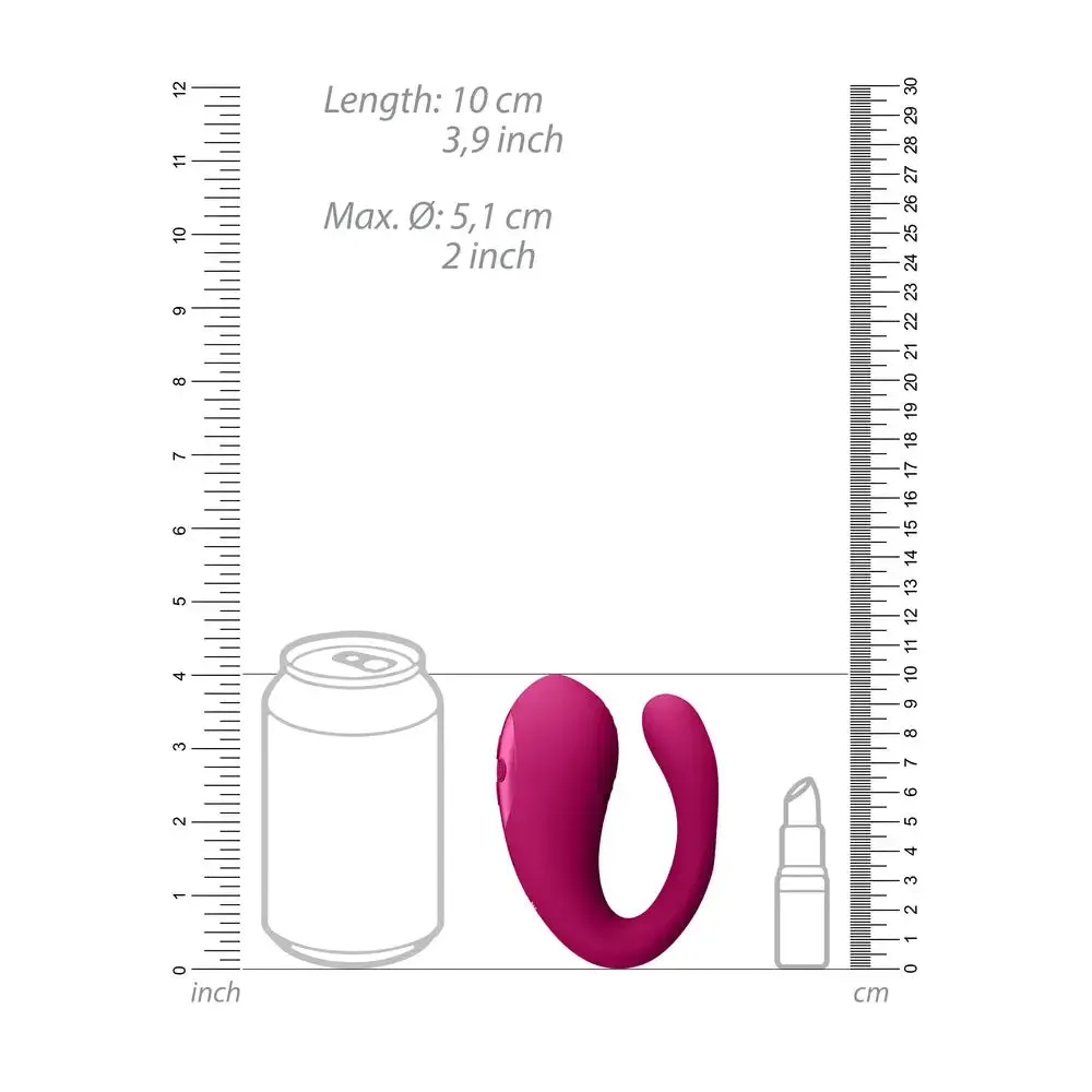 Shots Toys Silicone Pink Rechargeable Multi-purpose Clitoral Vibrator