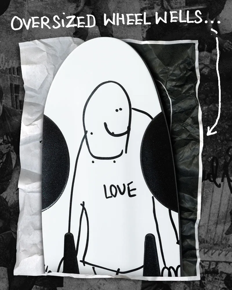 SKATE SHOP DAY 2025 x KROOKED Gonz Beamer HATE skateboard deck - 10.75