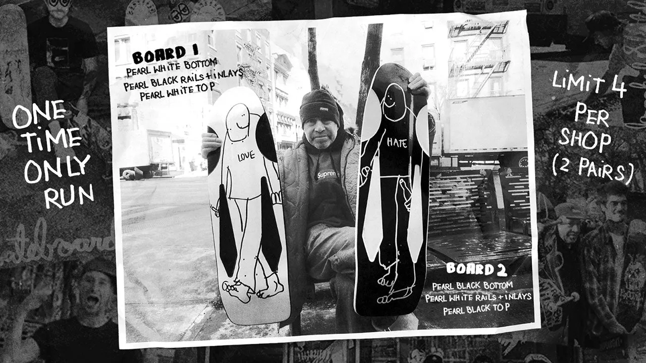 SKATE SHOP DAY 2025 x KROOKED Gonz Beamer HATE skateboard deck - 10.75