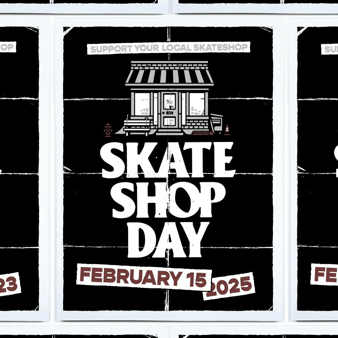 SKATE SHOP DAY 2025 x KROOKED Gonz Beamer HATE skateboard deck - 10.75