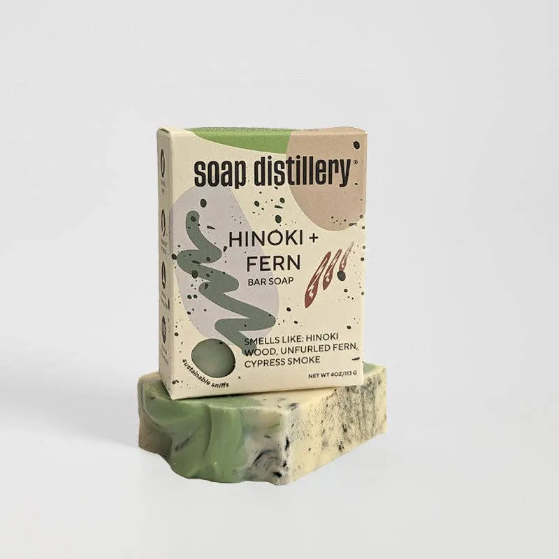 Soap Distillery - Hinoki   Fern Bar Soap
