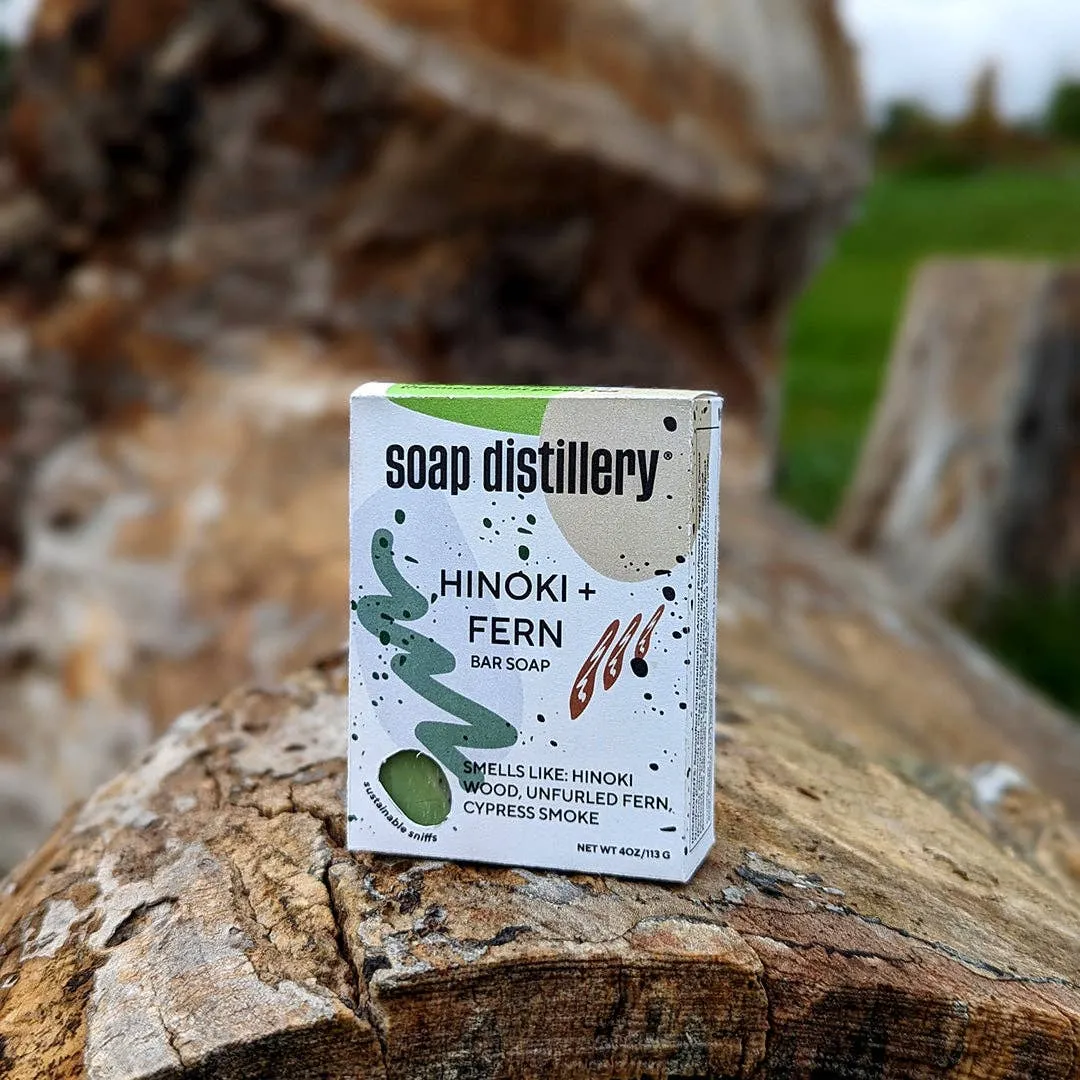 Soap Distillery - Hinoki   Fern Bar Soap