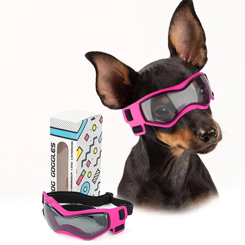 Soft Adjustable UV Protection Pet Goggles