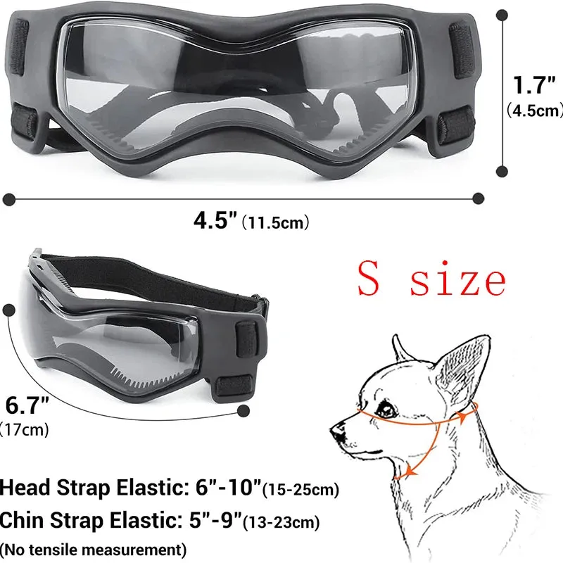 Soft Adjustable UV Protection Pet Goggles