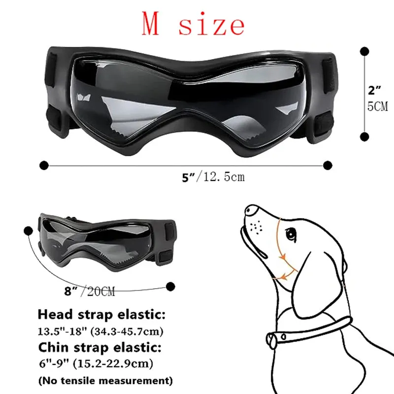 Soft Adjustable UV Protection Pet Goggles