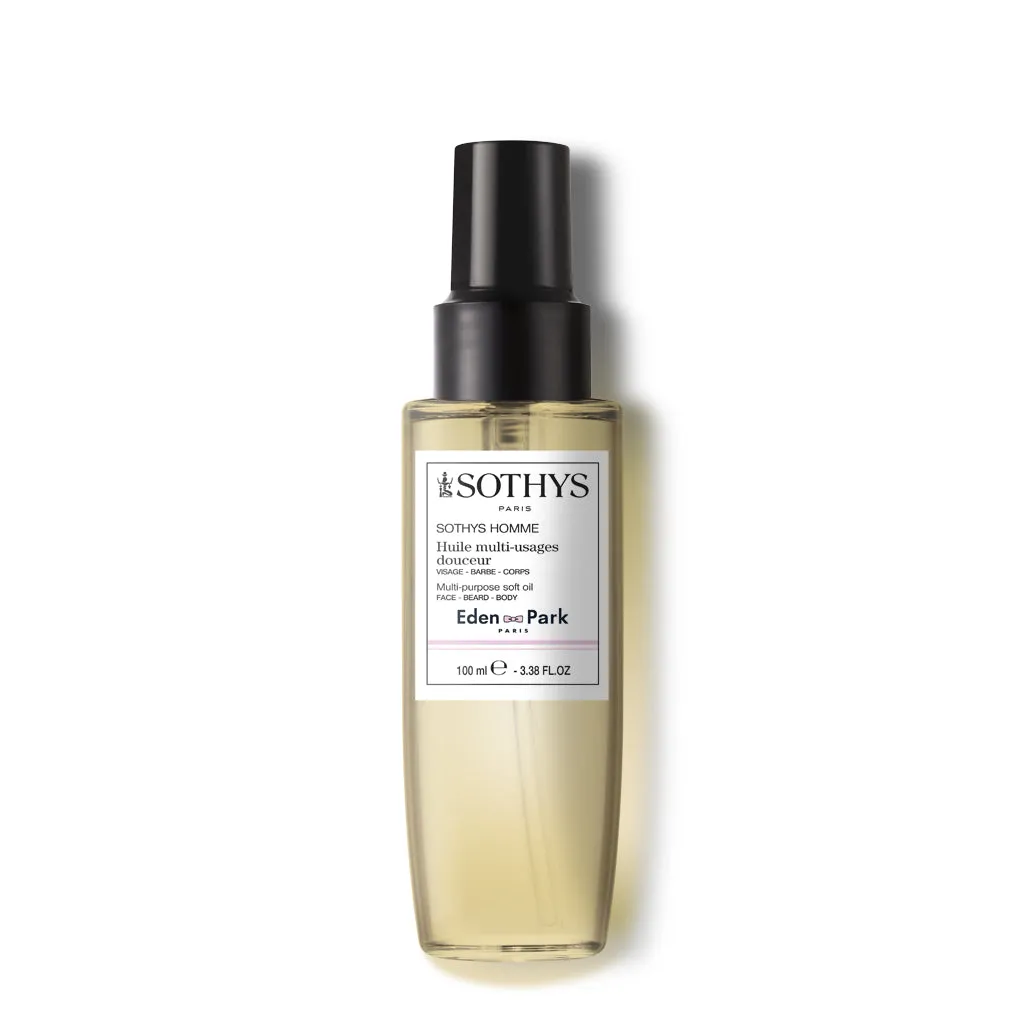 SOTHYS HOMME EDEN PARK Multi-Purpose Soft Oil Face – Beard - Body 100ml