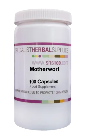 Specialist Herbal Supplies (SHS) Motherwort Capsules 100's