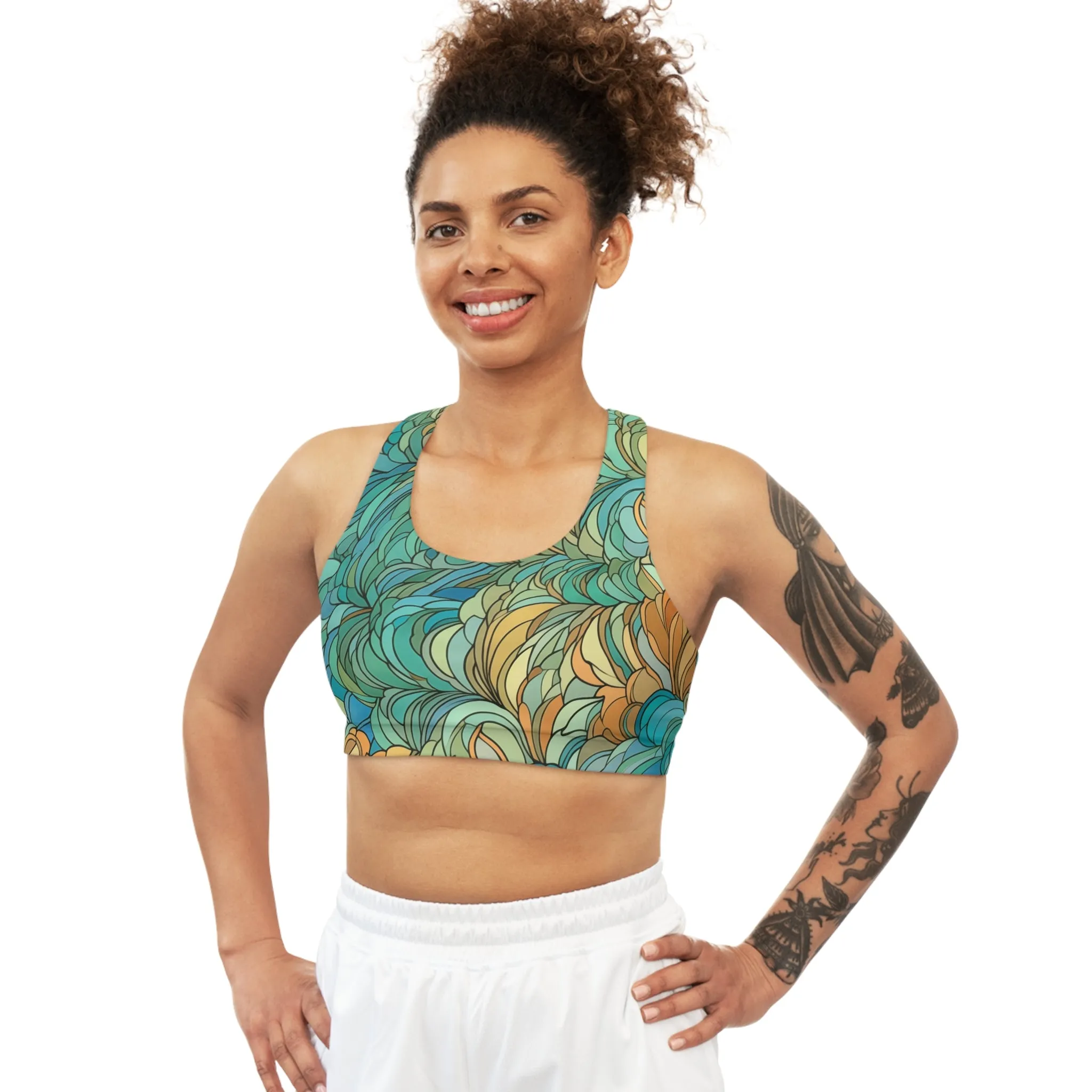Sports Bra - Lancaster Prague Fish Scale.png