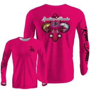 Sportsman's Paradise Pink Long Sleeve Performance Dri-Fit (LS34)