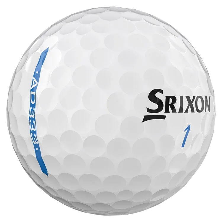 Srixon AD333 White Golf Balls 12Pk