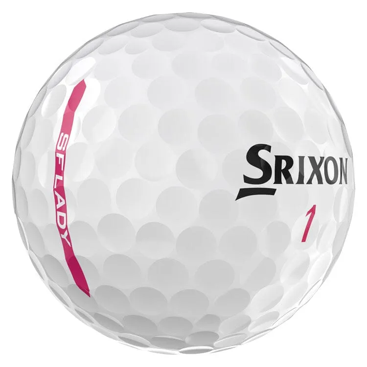 Srixon Soft Feel Ladies White Golf Balls 12Pk