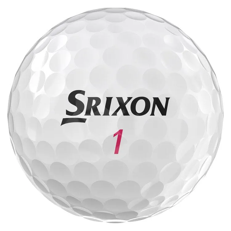 Srixon Soft Feel Ladies White Golf Balls 12Pk