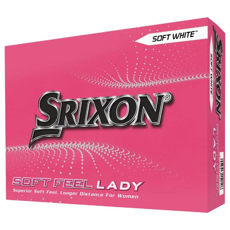 Srixon Soft Feel Ladies White Golf Balls 12Pk