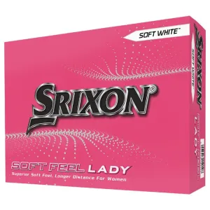 Srixon Soft Feel Ladies White Golf Balls 12Pk