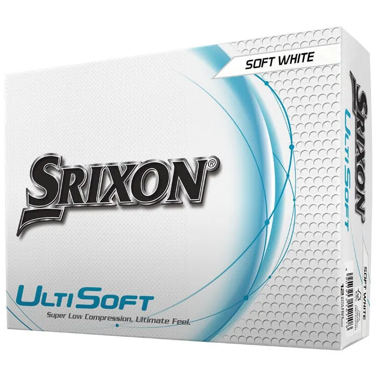 Srixon UltiSoft White Golf Balls 12Pk