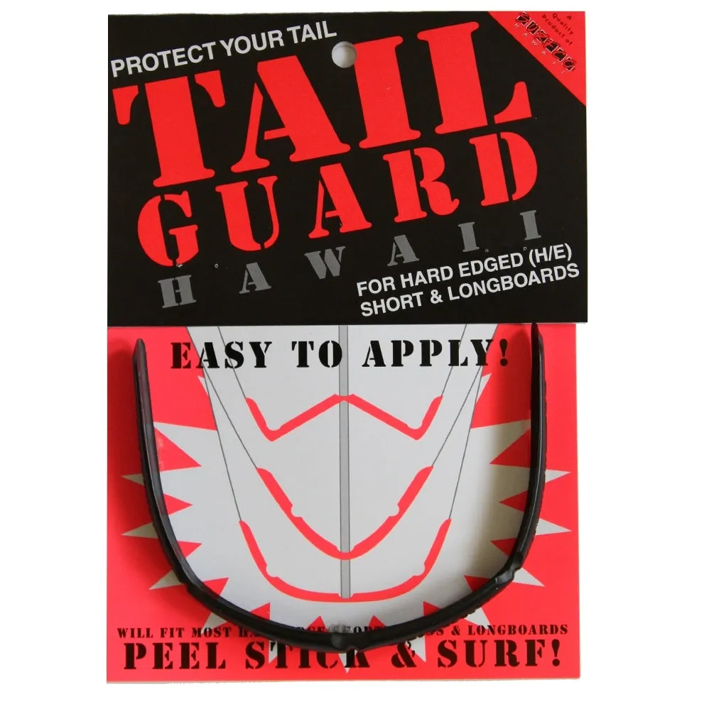 SurfCo Hawaii Tail Guard Kit (Black, White)