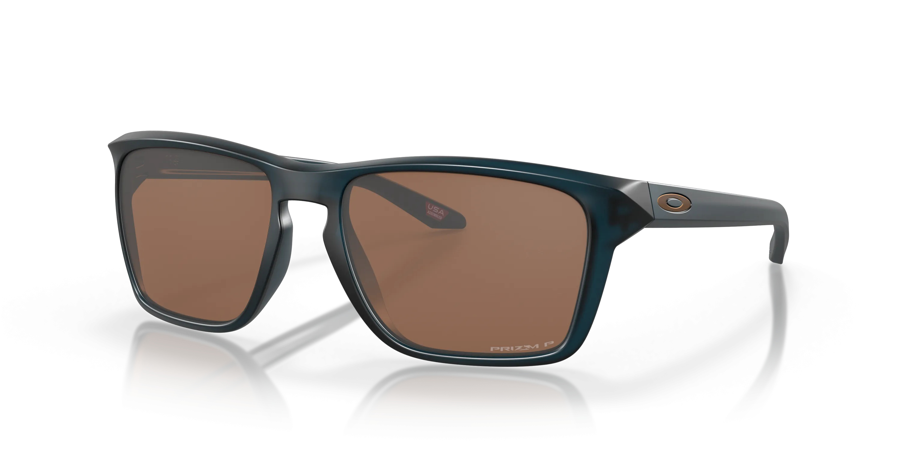 Sylas Sunglasses Matte Transparent Poseidon - Prizm Tungsten Polarized Lens