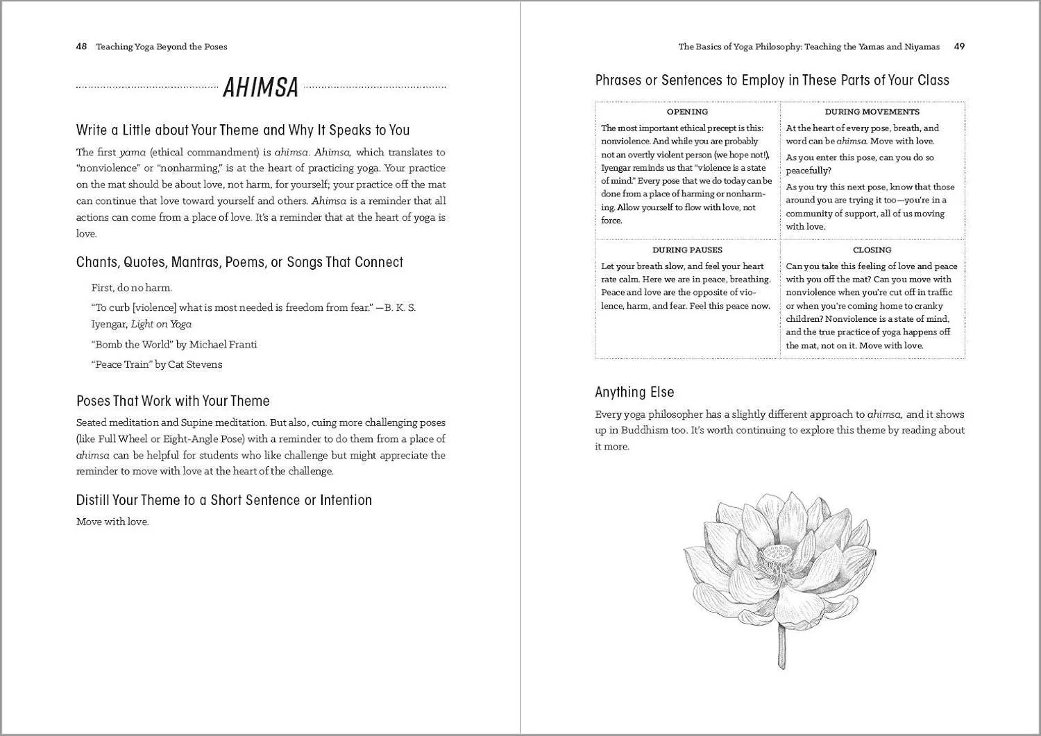 Teaching Yoga Beyond the Poses: A Practical Workbook for Integrating Themes, Ideas, and Inspiration into Your Class