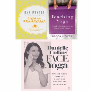 Teaching Yoga, Light on Pranayama, Danielle Collins' Face Yoga 3 Books Set