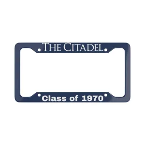 The Citadel Class of 1970 License Plate Frame