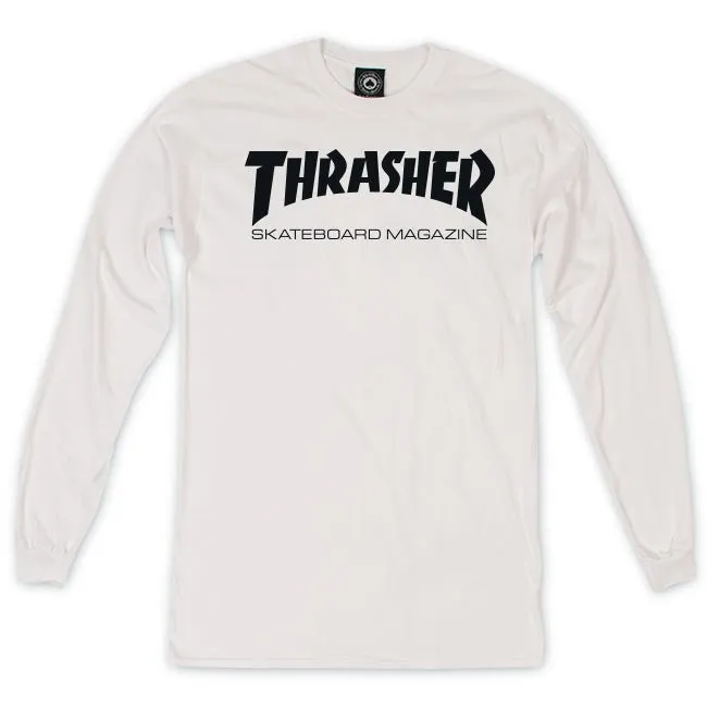 Thrasher - Skate Mag L/S Tee White