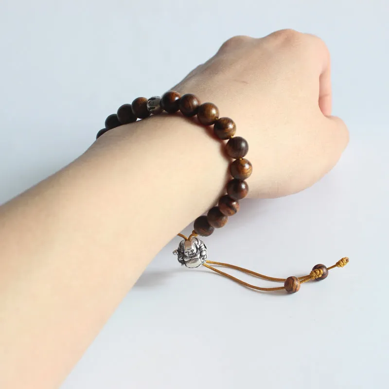 Tibetan Natural Wood Beads Bracelet