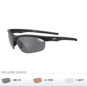 Tifosi Veloce Interchangeable Lens Sunglasses - Matte Black