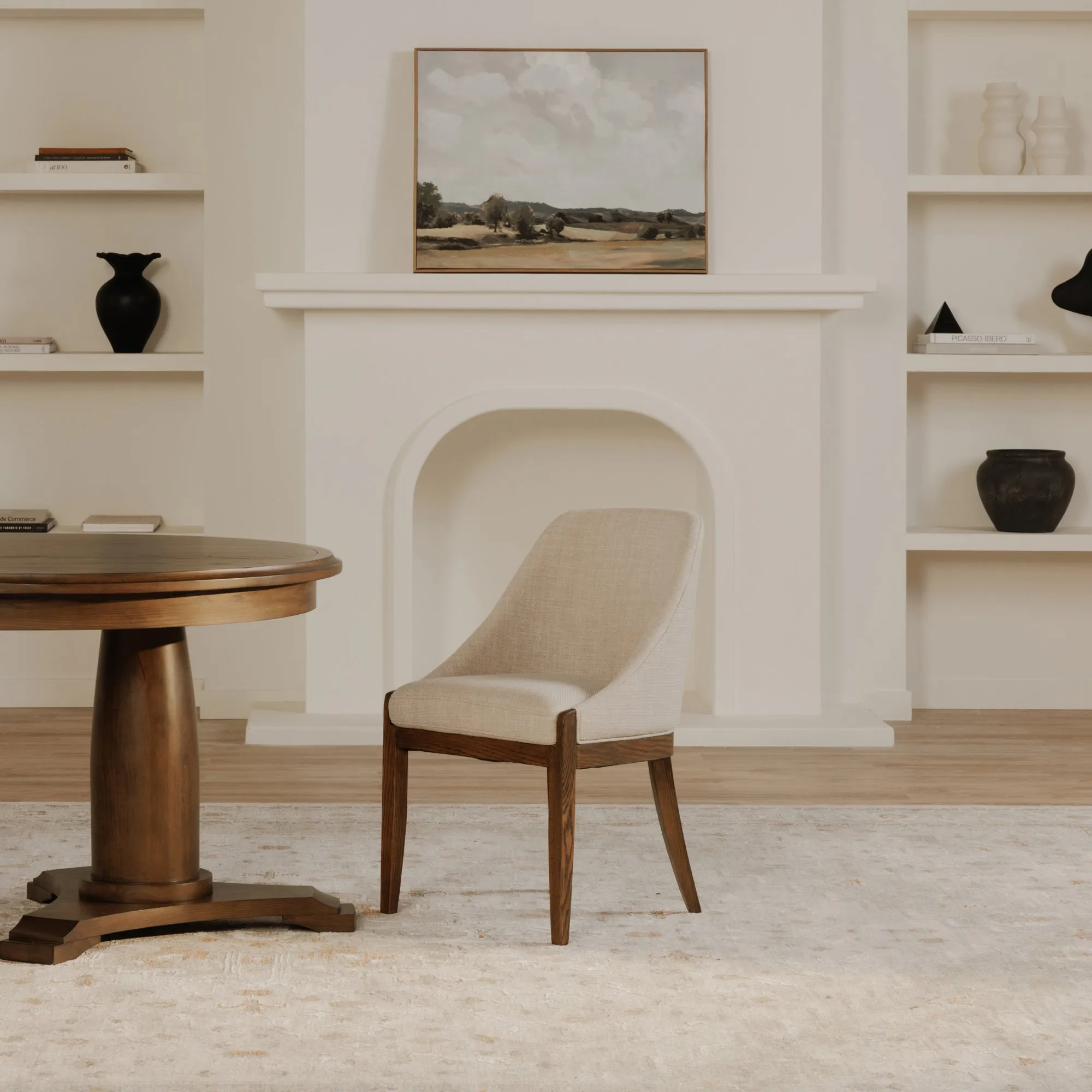 Timeless Oak Dining Chair - Rustic Elegance Meets Modern Comfort