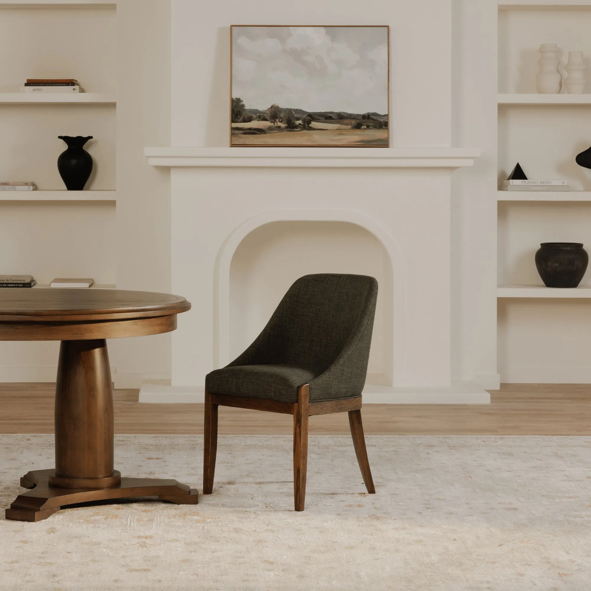 Timeless Oak Dining Chair - Rustic Elegance Meets Modern Comfort