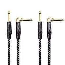 Tovaste CPML-2 Unbalanced TS Patch Cables 6 Pc - L shaped