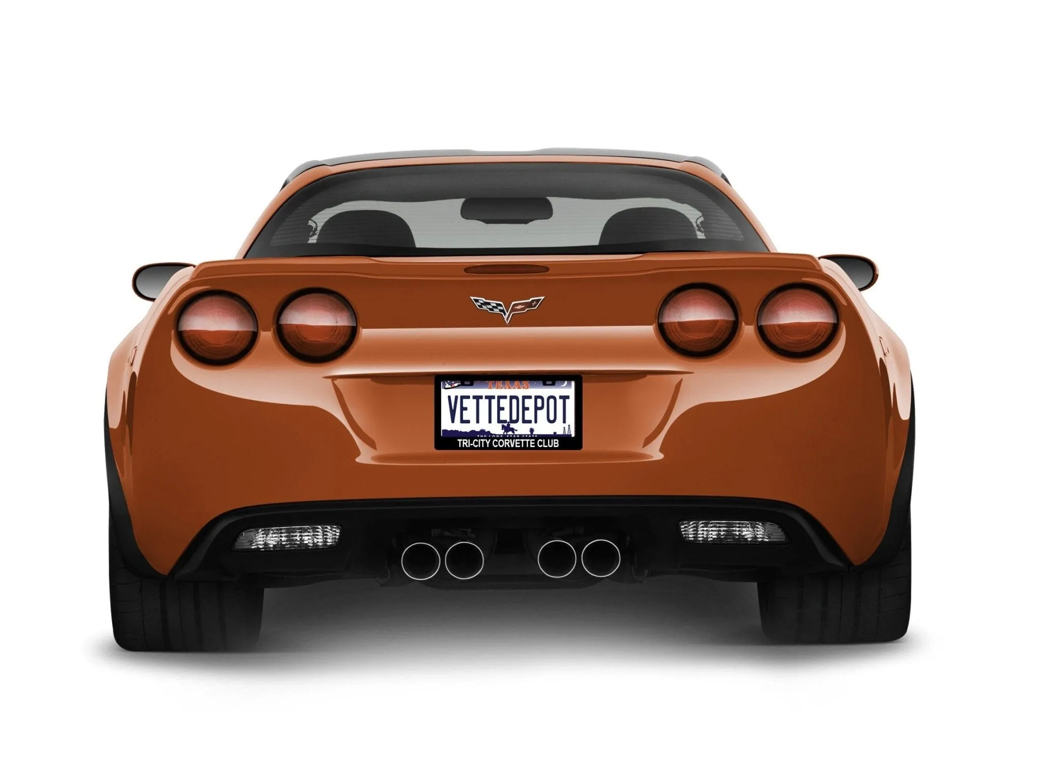 Tri-City Corvette Club License Plate Frame