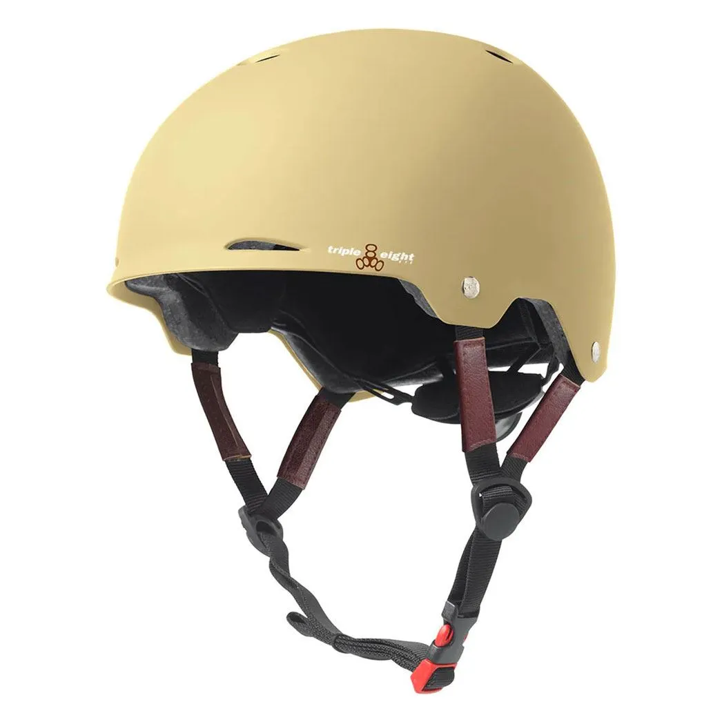 Triple Eight Dual Certified Gotham Helmet - Cream