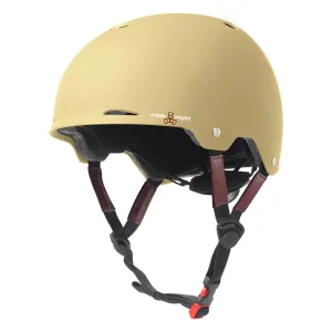 Triple Eight Dual Certified Gotham Helmet - Cream