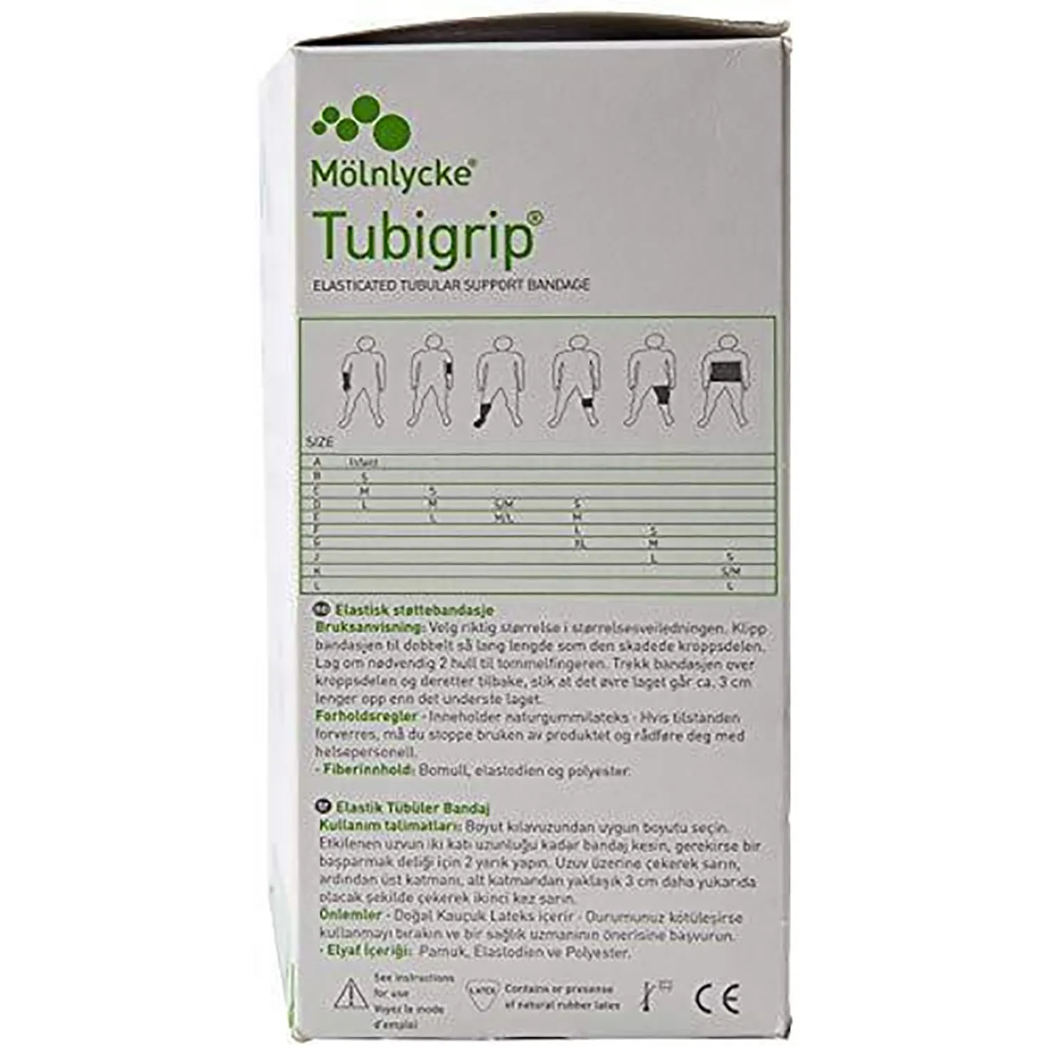 Tubigrip Multi-Purpose Elasticated Tubular Support Bandage | Natural | Size: G | 10m Roll | Single