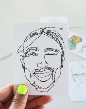 Tupac Vinyl Sticker