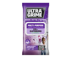 Ultragrime Multi-Purpose Pomelo Clothwipes 40PK