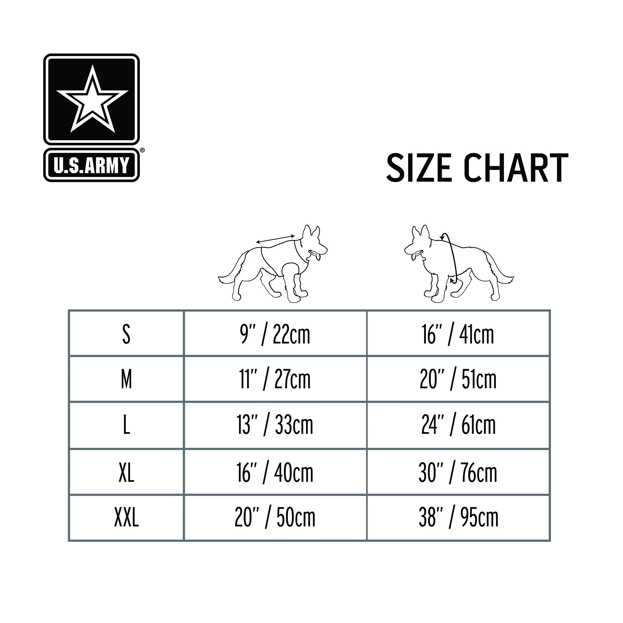 U.S. Army Dog Cooling Vest - Grey