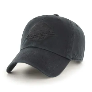 Vancouver Canucks 47 Brand NHL Clean Up Tonal Adjustable Hat - Vintage Skate Black