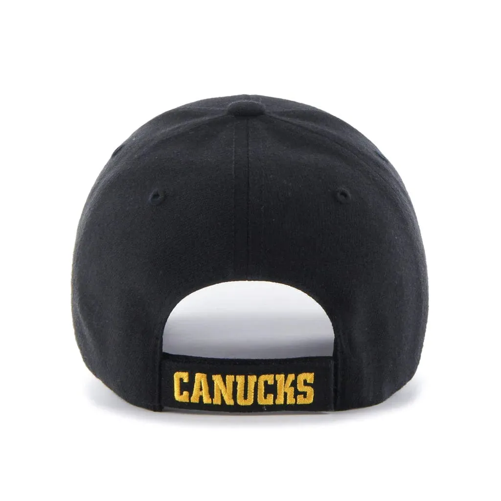 Vancouver Canucks Skate 47 Brand NHL MVP Adjustable Hat