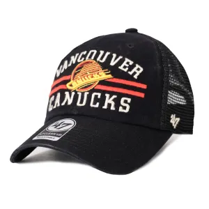 Vancouver Canucks Third - 47 Brand NHL Clean Up Highpoint Adjustable Hat - Black OSFM