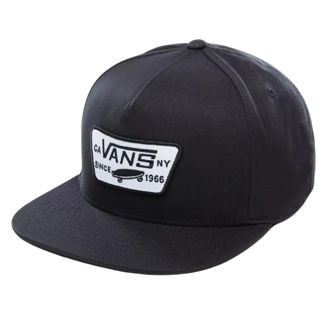 Vans Full Patch Snapback Cap - True Black
