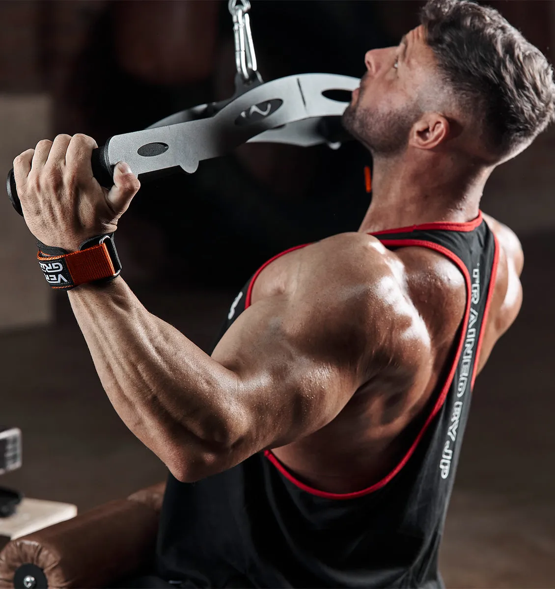 Versa Gripps® PRO Series Lifting Straps - Neon Orange