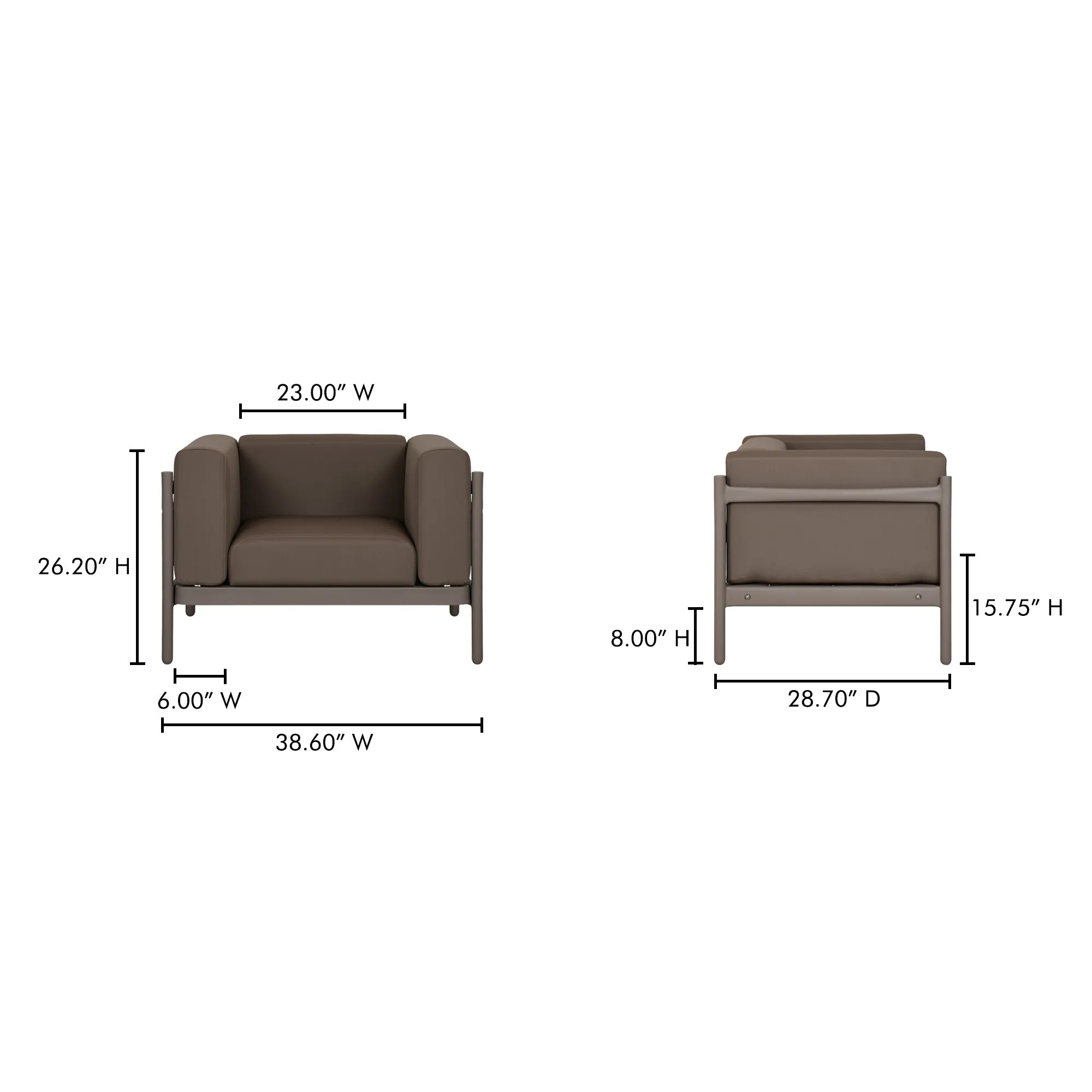 Vista Weather-Resilient Outdoor Relaxer Chair