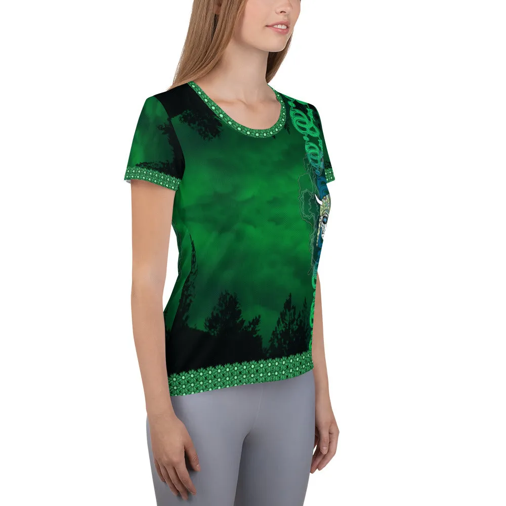 War Maiden  - Sugar Skull Athletic T-shirt