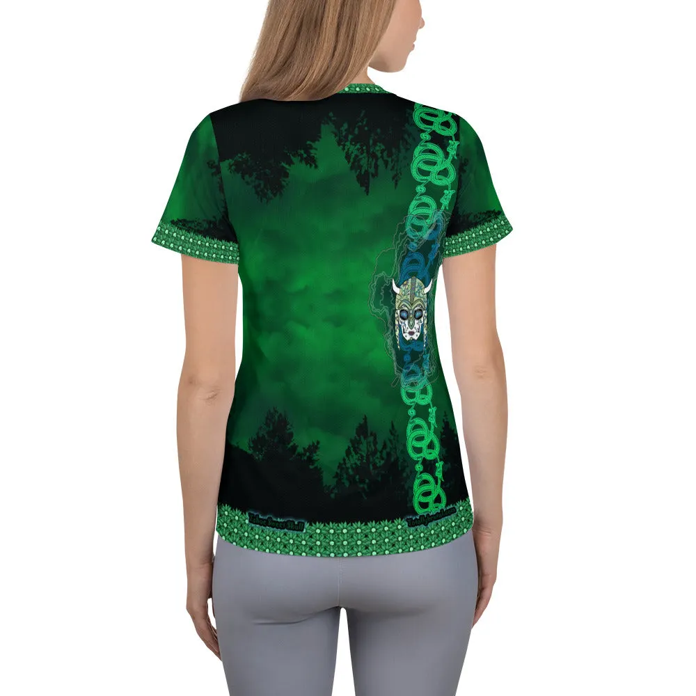 War Maiden  - Sugar Skull Athletic T-shirt